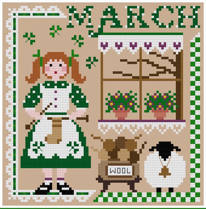 Miss March - Sugar Stitches Design