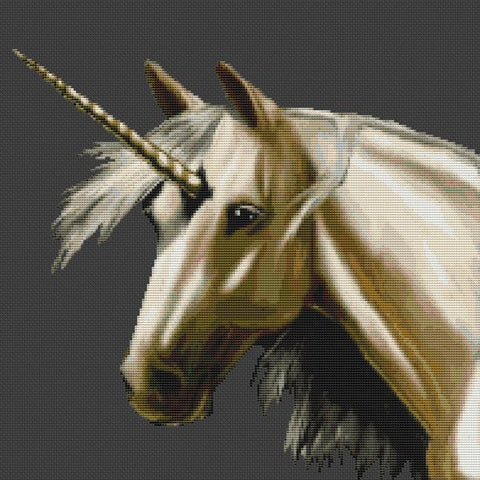 Unicorn II - White Willow Stitching