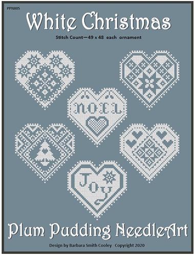 White Christmas - Plum Pudding NeedleArt
