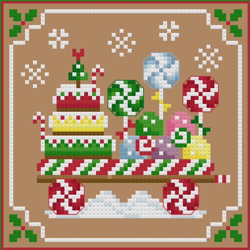 Gingerbread Christmas #2 - Sugar Stitches Design