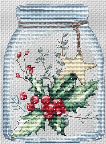 Holly Jolly Bottle - Les Petites Croix De Lucie