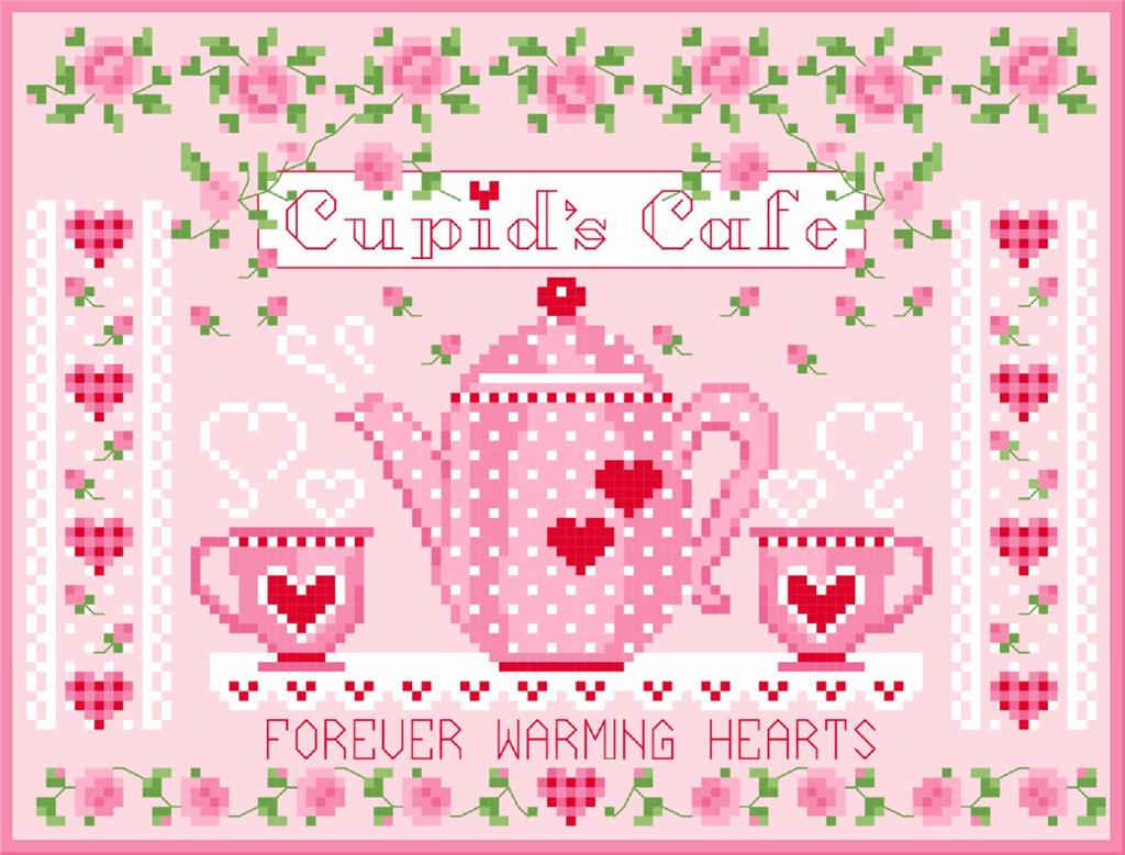 Cupid's Cafe - Sugar Stitches Design