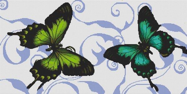 Butterflies - White Willow Stitching
