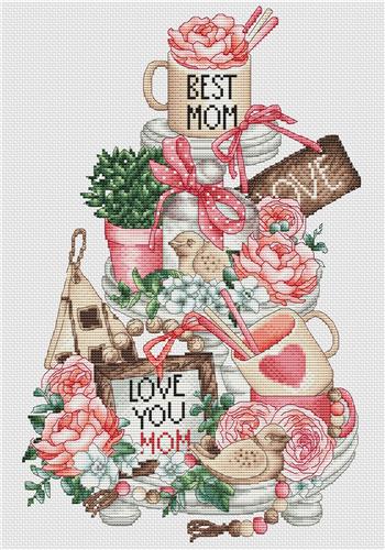 Mother's Day On Platter - Les Petites Croix De Lucie