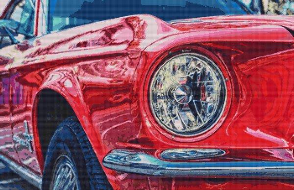 67 Mustang - White Willow Stitching