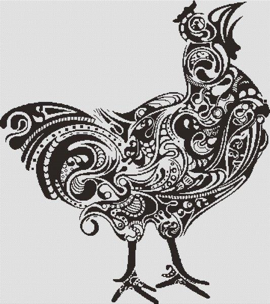 A Giant Hen - White Willow Stitching