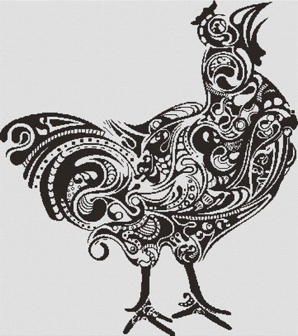 A Giant Hen - White Willow Stitching