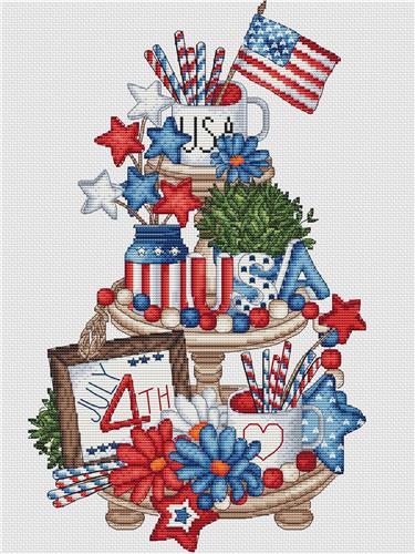 USA Independance Day - Les Petites Croix De Lucie