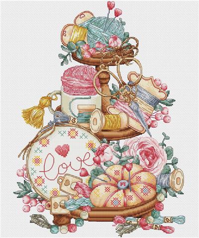Needlework Tiered - Les Petites Croix De Lucie