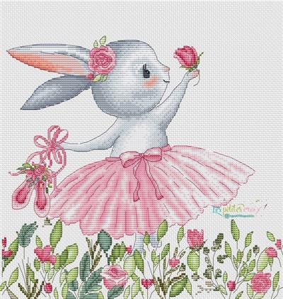 Bunny In Wildflowers - Les Petites Croix De Lucie
