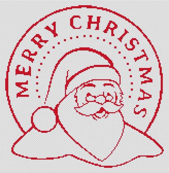 Merry Christmas 3 - White Willow Stitching