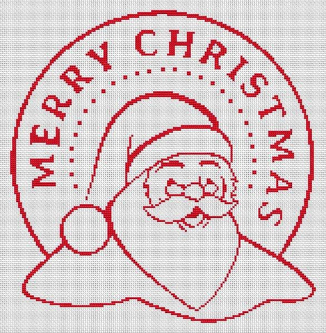 Merry Christmas 3 - White Willow Stitching