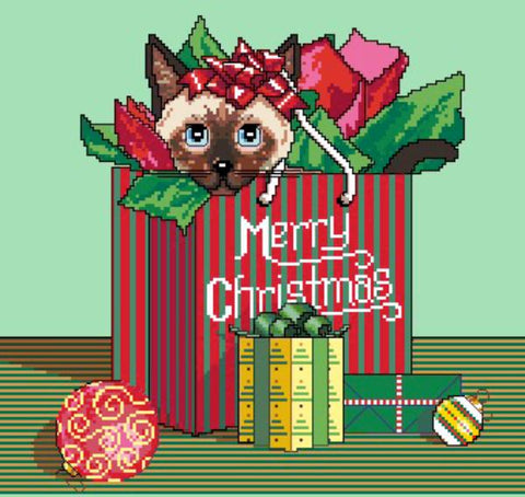 Kitten's First Christmas - PurrCat CrossStitch