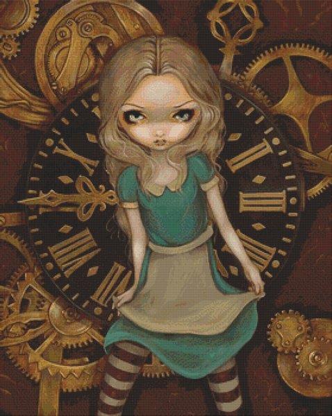 Alice In Clockwork - White Willow Stitching