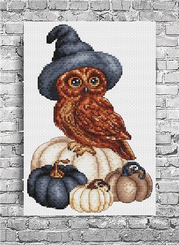 Halloween Owl Pumpkin: Seasonal Collection - Les Petites Croix De Lucie