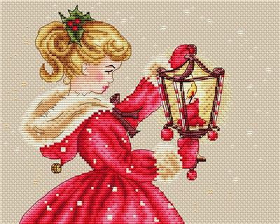Girl With Candle Light: Seasonal Collection - Les Petites Croix De Lucie