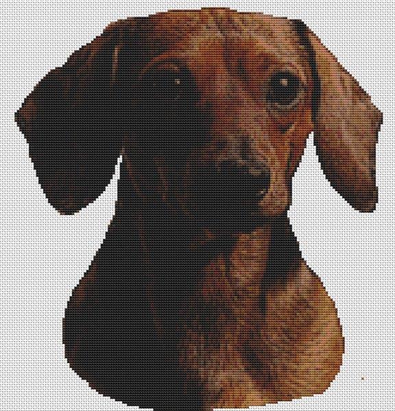 Out of the Shadows: Dachshund - White Willow Stitching