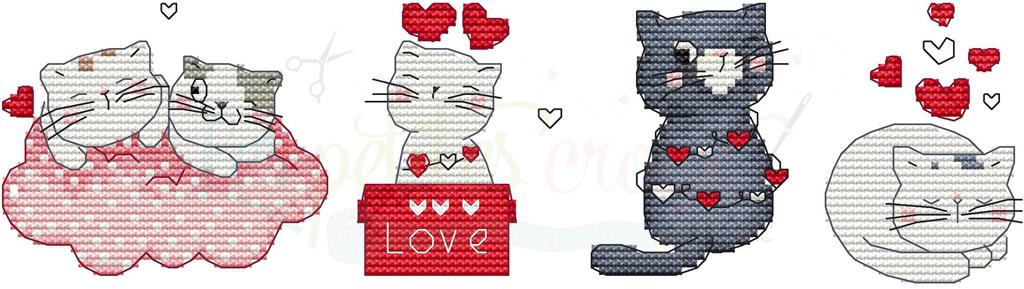 Love Cats: Seasonal Collection - Les Petites Croix De Lucie
