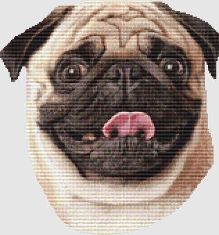 Pug: Smile (Fawn) - DogShoppe Designs