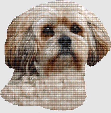 Lhasa Apso: Portrait - DogShoppe Designs