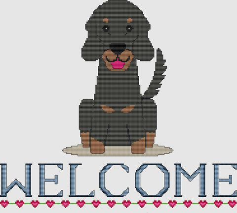 Gordon Setter: Welcome - DogShoppe Designs