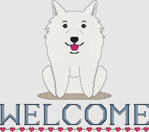 American Eskimo: Welcome - DogShoppe Designs