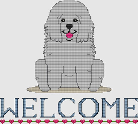 Puli: Welcome (Silver) - DogShoppe Designs