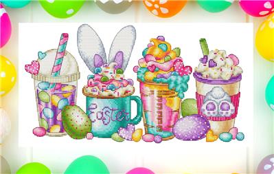 Easter Coffees - Les Petites Croix De Lucie
