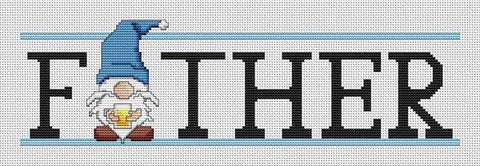 Father Gnome - White Willow Stitching