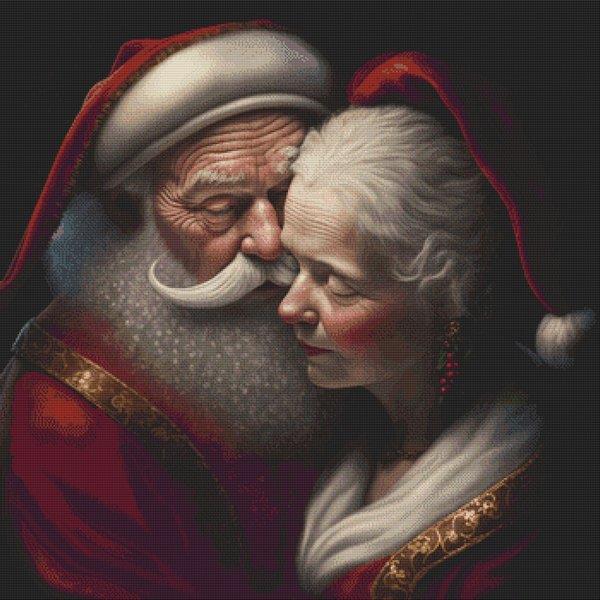 Santa's Love - White Willow Stitching