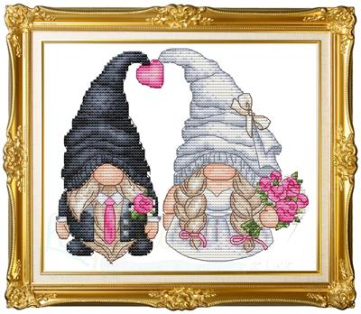 Wedding Of Gnomes  - Les Petites Croix De Lucie