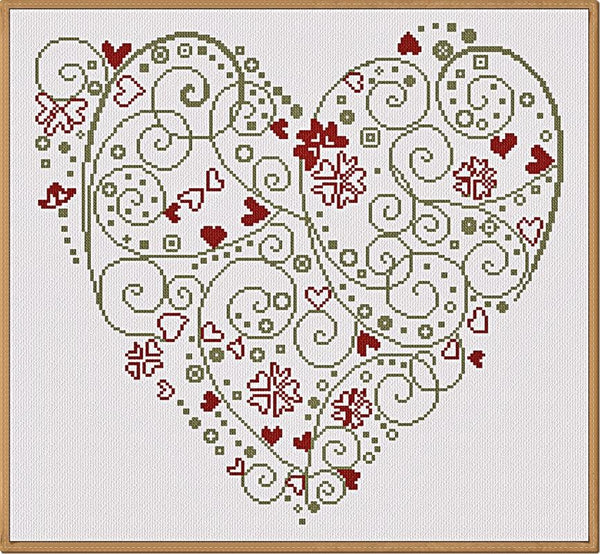 Cuore In Fiore - Alessandra Adelaide Needleworks