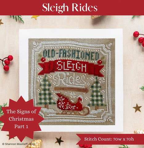 2023 Signs Of Christmas: Sleigh Rides - Shannon Christine Designs