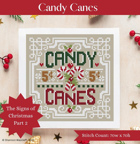 2023 Signs Of Christmas: Candy Canes - Shannon Christine Designs