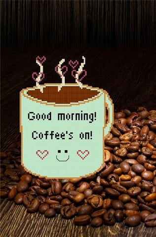 Good Morning Coffee's On - Iris Originals