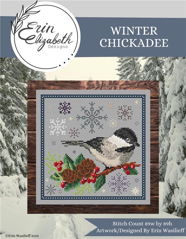 Winter Chickadee - Erin Elizabeth Designs