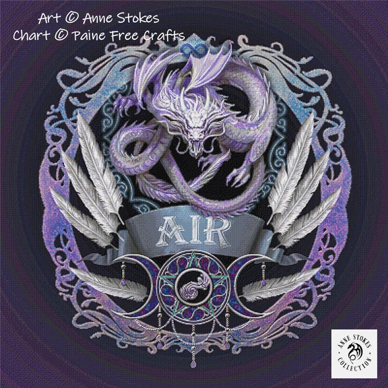 Elemental Icons: Air - Paine Free Crafts