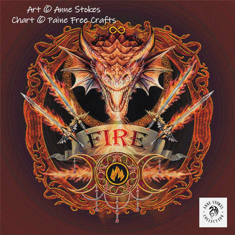 Elemental Icons: Fire - Paine Free Crafts