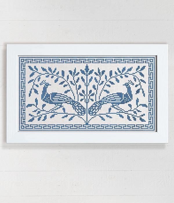 The Peacock Tree - Modern Folk Embroidery