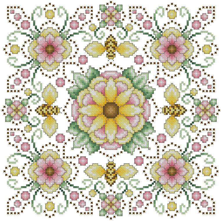 Four Seasons Mandalas: Summer - Kitty & Me Designs