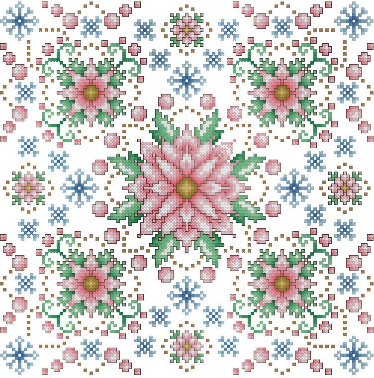 Four Seasons Mandalas: Winter - Kitty & Me Designs