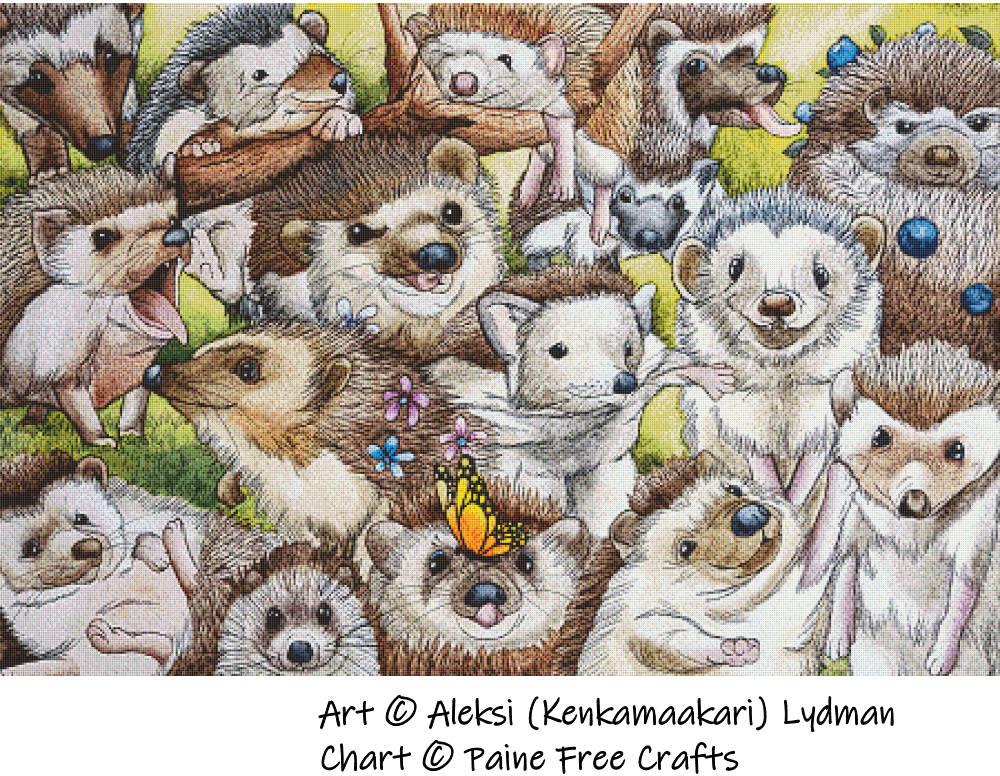 Hedgehog Family - Paine Free Crafts