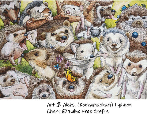 Hedgehog Family - Paine Free Crafts