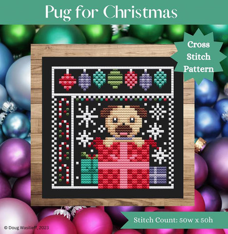 Pug For Christmas (D) - Shannon Christine Designs