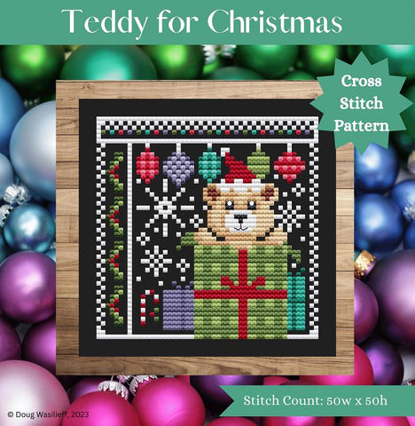 Teddy For Christmas (D) - Shannon Christine Designs