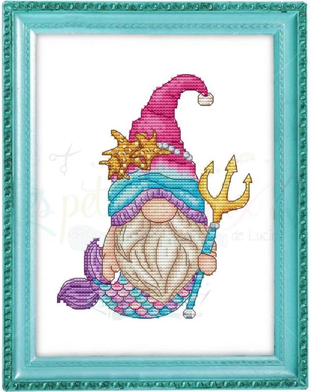 Mermaid Gnome - Les Petites Croix De Lucie