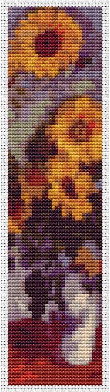 Sunflowers Bookmark - Art of Stitch, The