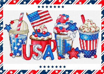 Independence Day Coffees - Les Petites Croix De Lucie