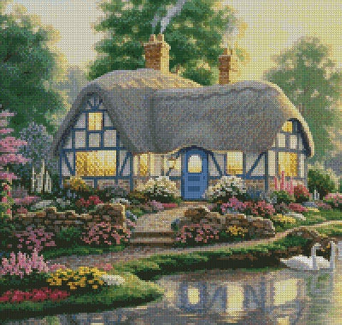 Great Cottage Walkway (Crop) - Artecy Cross Stitch