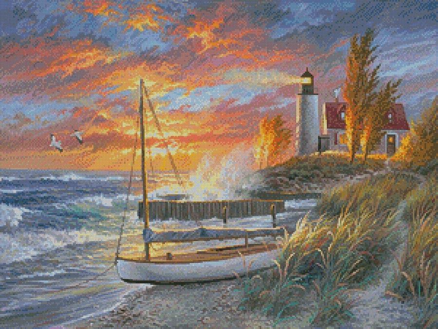 Point Betsie Lighthouse - Artecy Cross Stitch